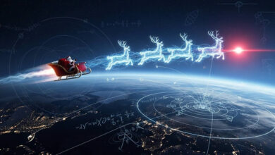 Como o Papai Noel viaja o mundo em uma noite. A física explica ou tenta explicar